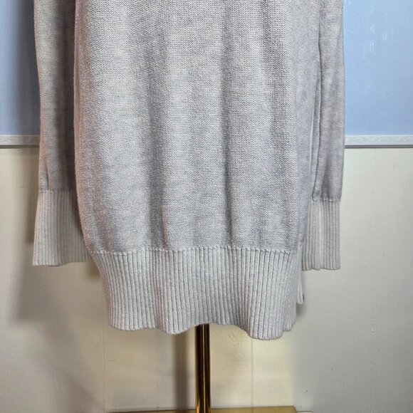 Eddie Bauer 2XL Light Gray Medium Weight Cowl Neck Longsleeve Pullover Sweater - Picture 3 of 9